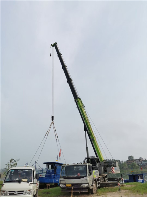 潞城区桥梁建设吊装案例